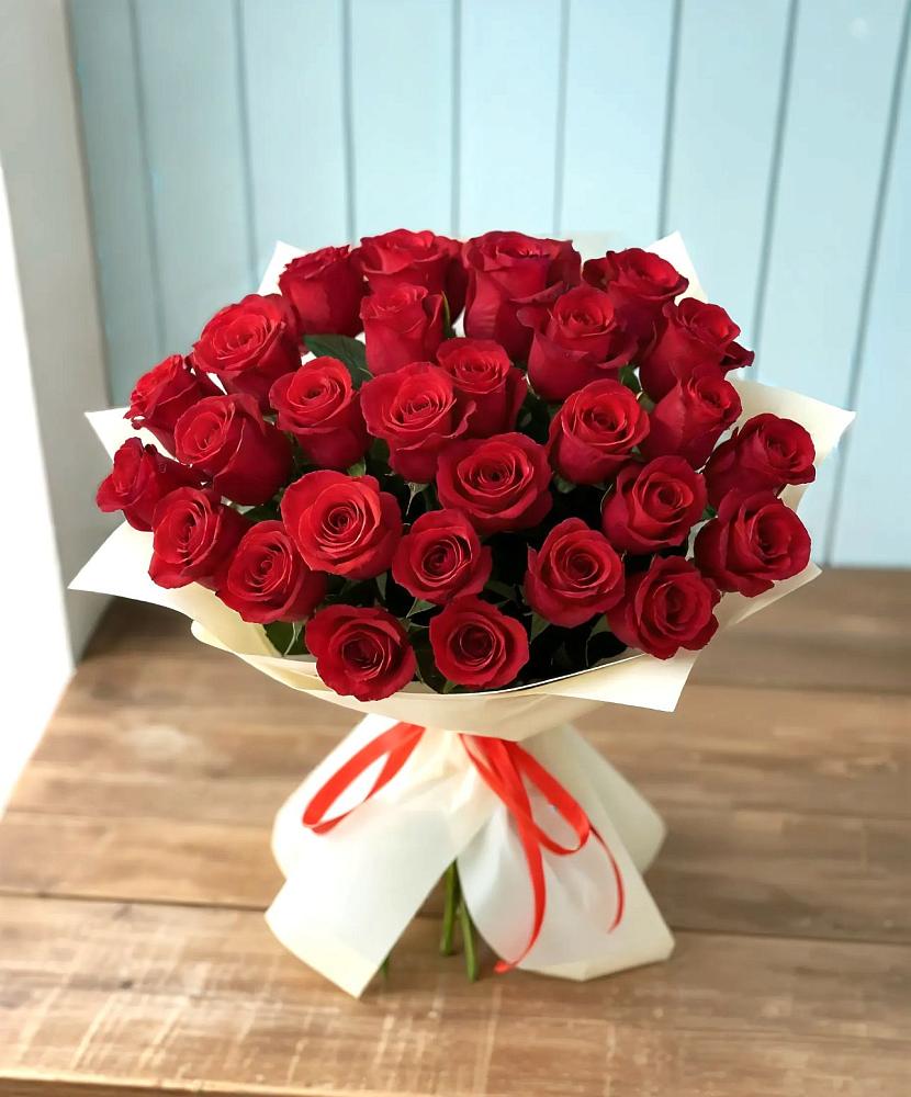 Букет 29 Красных роз в Величаевском