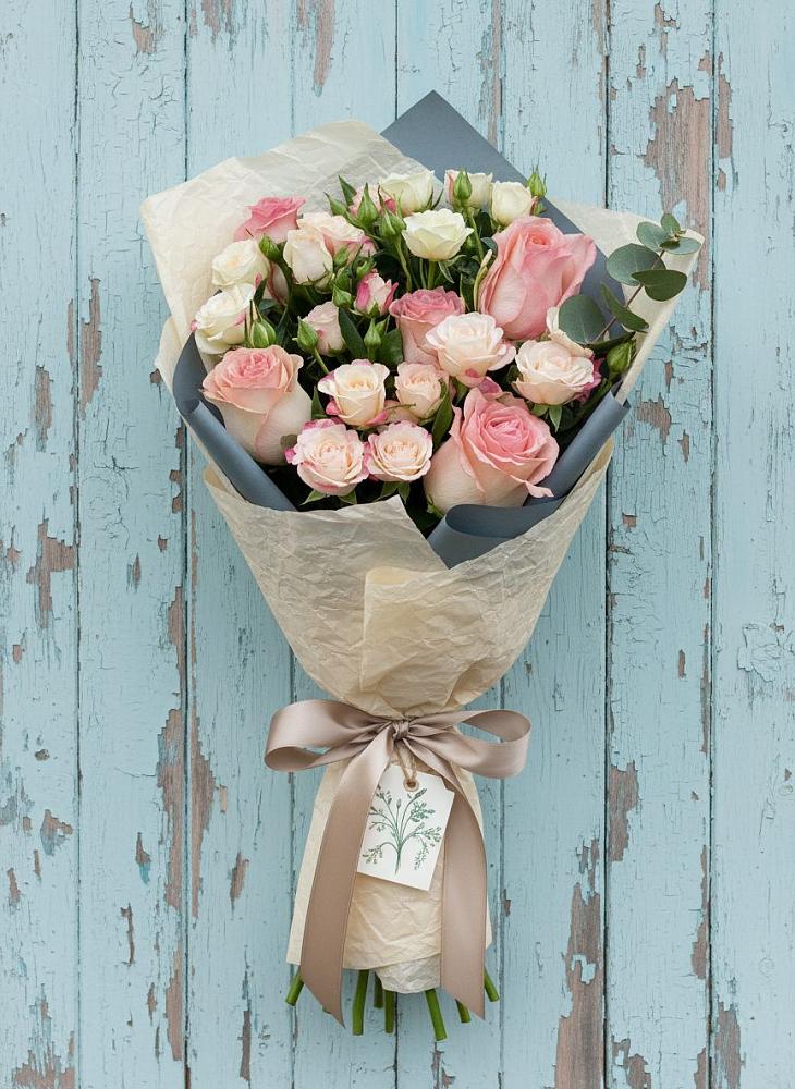 Букет цветов из: Розы в Величаевском