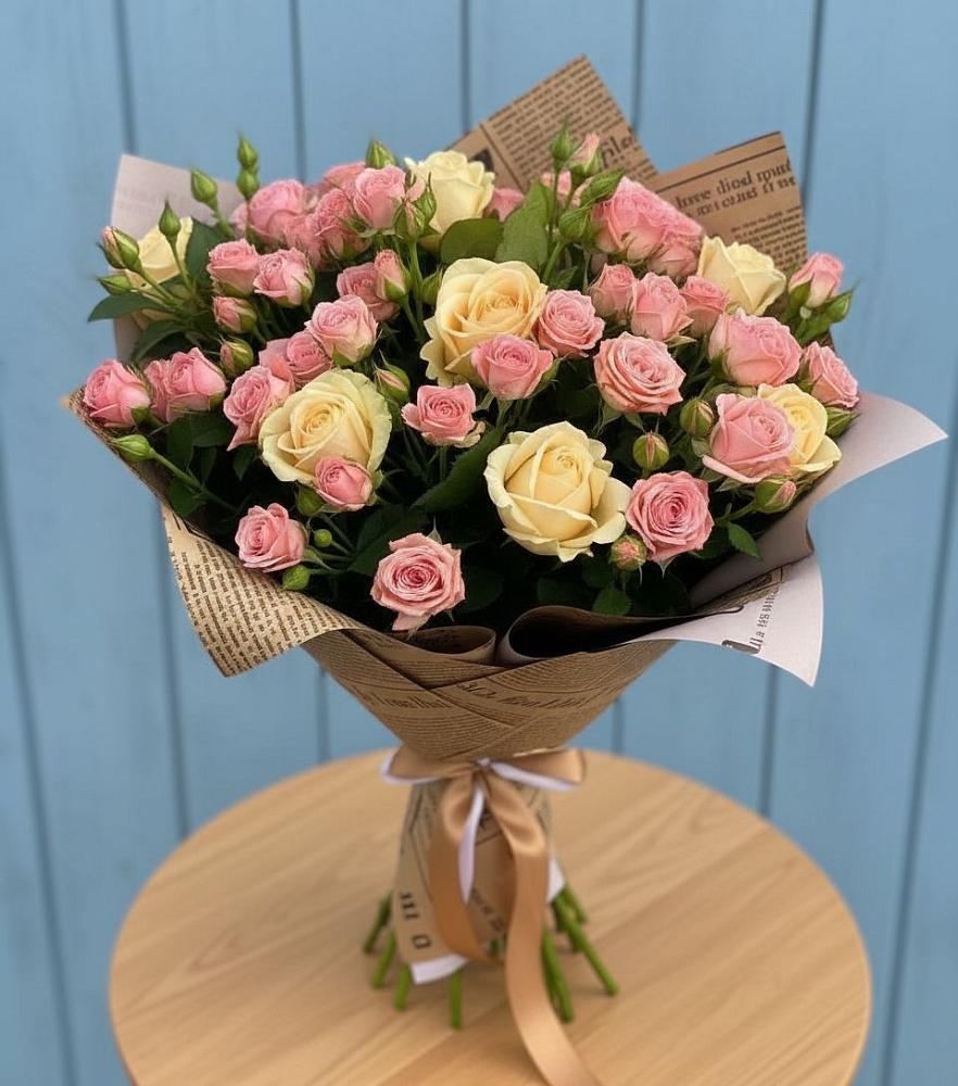 Букет цветов из: Розы в Величаевском