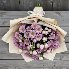 Букет цветов из:  Розы и Хризантемы #REPLACE_PRED# Величаевском