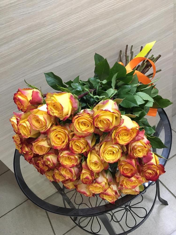 Букет Желтые розы в Величаевском