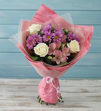 Букет цветов из:  Герберы в Величаевском