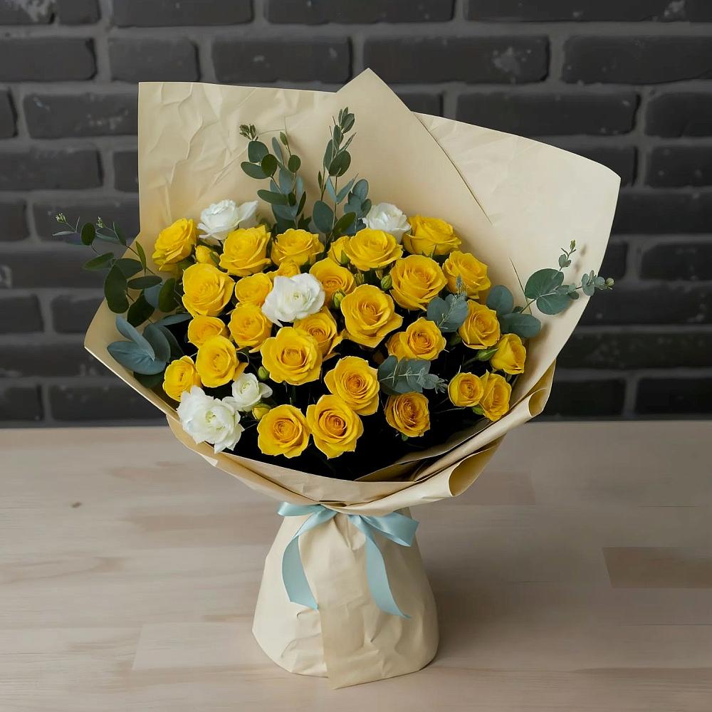 Букет цветов из: Розы в Величаевском