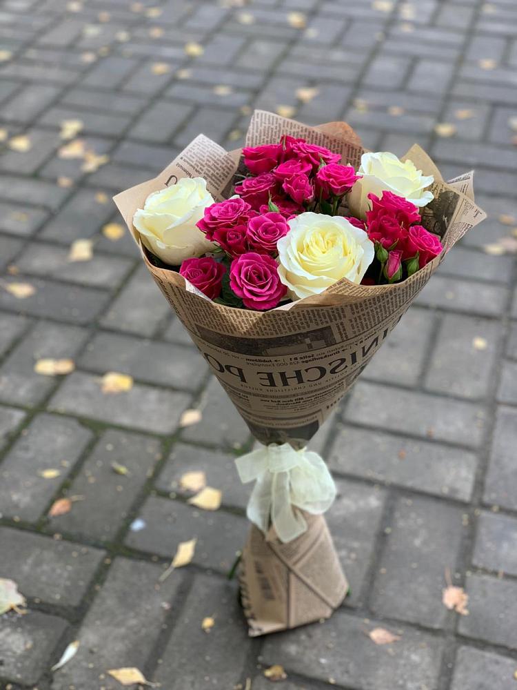 Букет цветов из: Розы в Величаевском