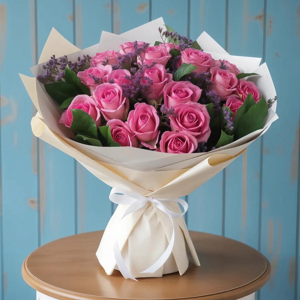 Букет цветов из: Розы в Величаевском