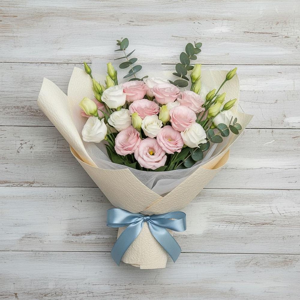 Букет цветов из: Лизиантусы в Величаевском